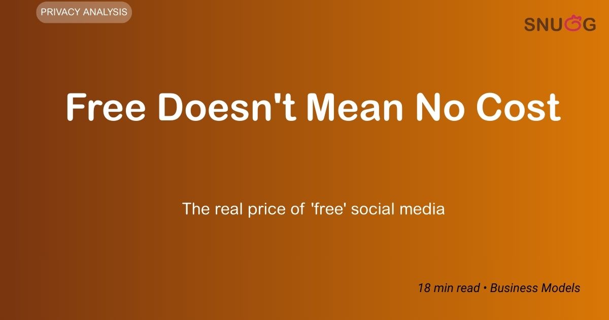 "Free" Doesn't Mean "No Cost": What YouTube, TikTok, Snapchat, and Reddit Really Know About You