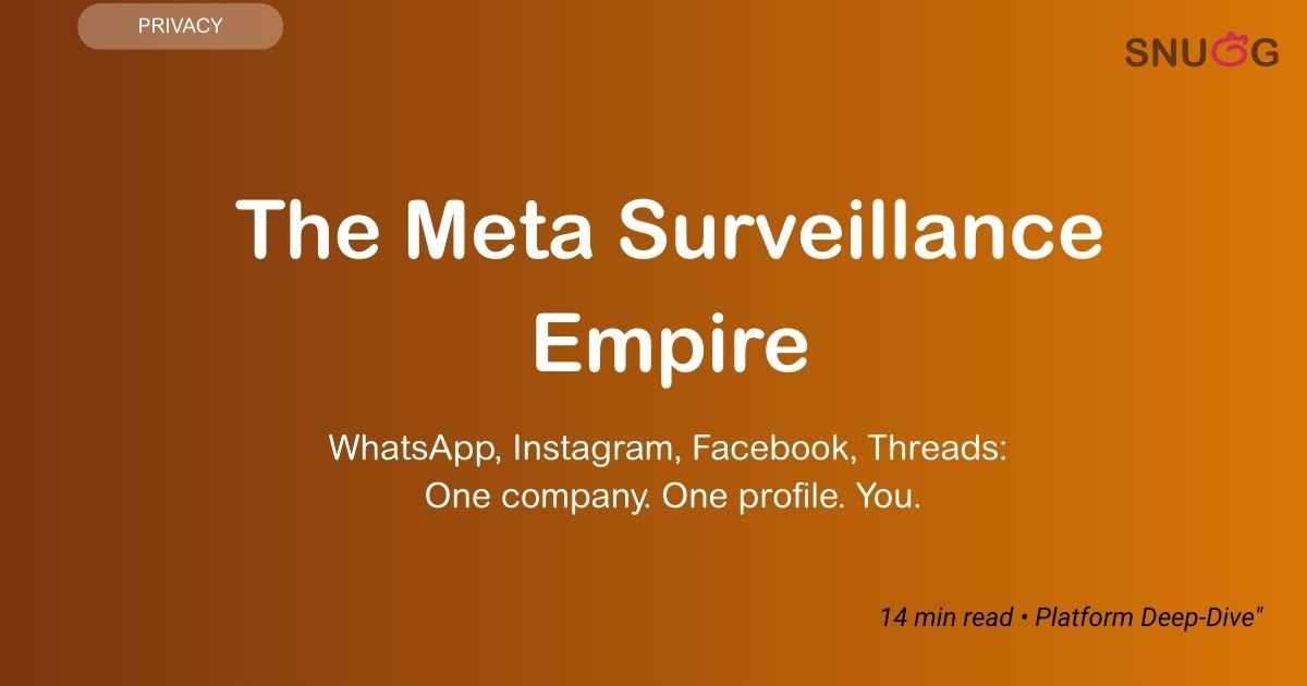 The Meta Surveillance Empire: What WhatsApp, Facebook, Instagram & Threads Actually Know About You