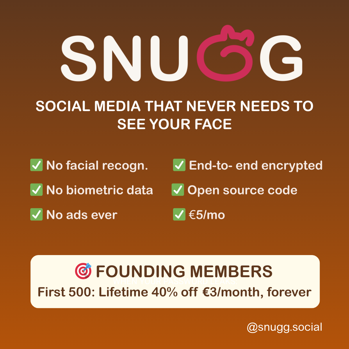 Unete a Snugg - redes sociales que respetan tu privacidad